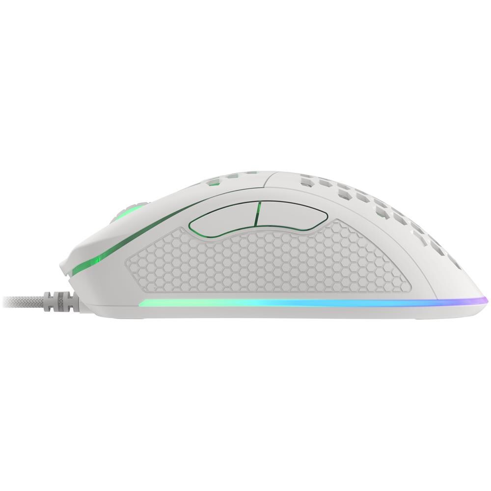 Mouse Da Gioco Krypton 555 Rgb Cablato Bianco - Foto 2