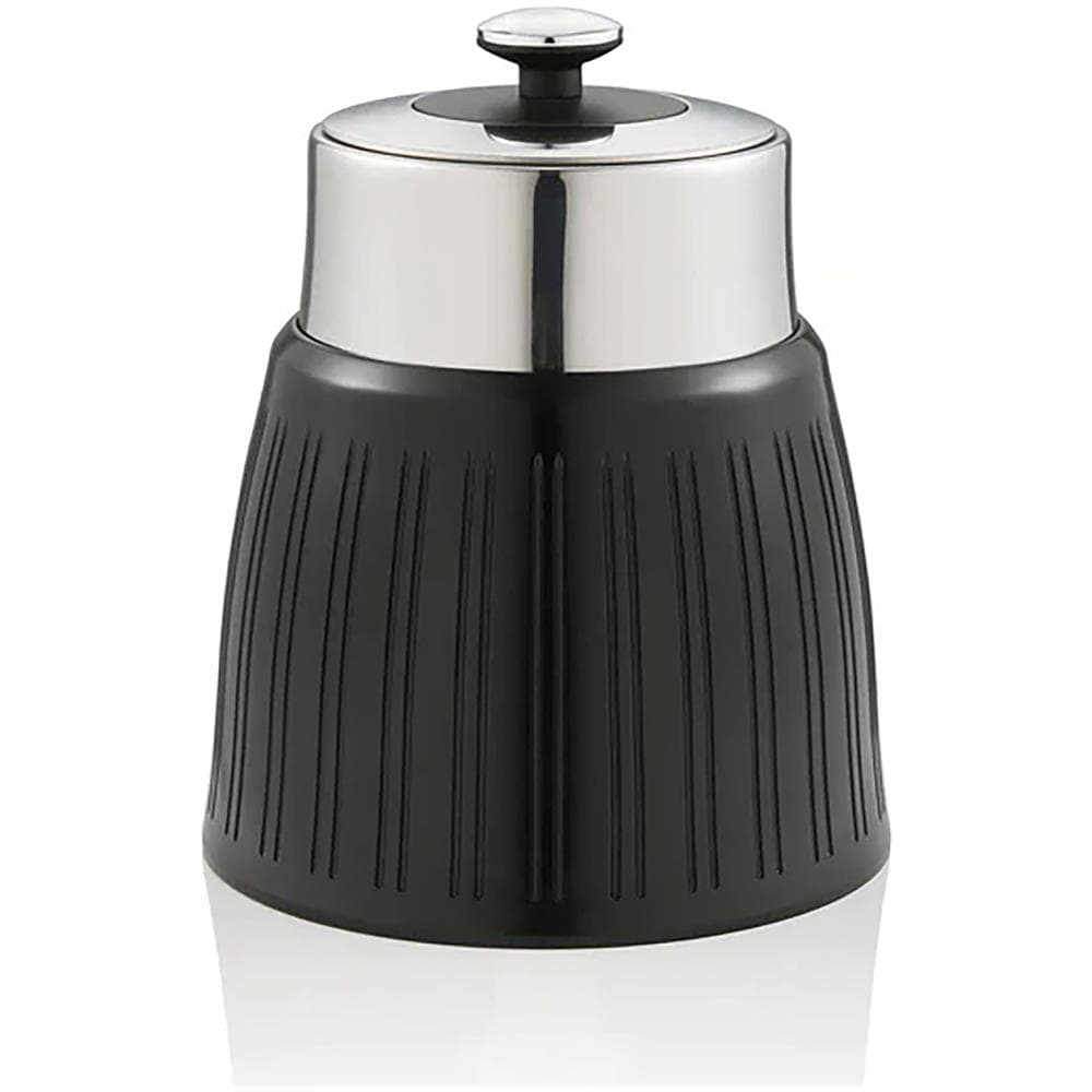 Swka1024bn Retro Set Di 3 Barattoli Cucina Da 1,2 L, Ermetico Té, Spezie, Design Vintage Nero - Foto 4