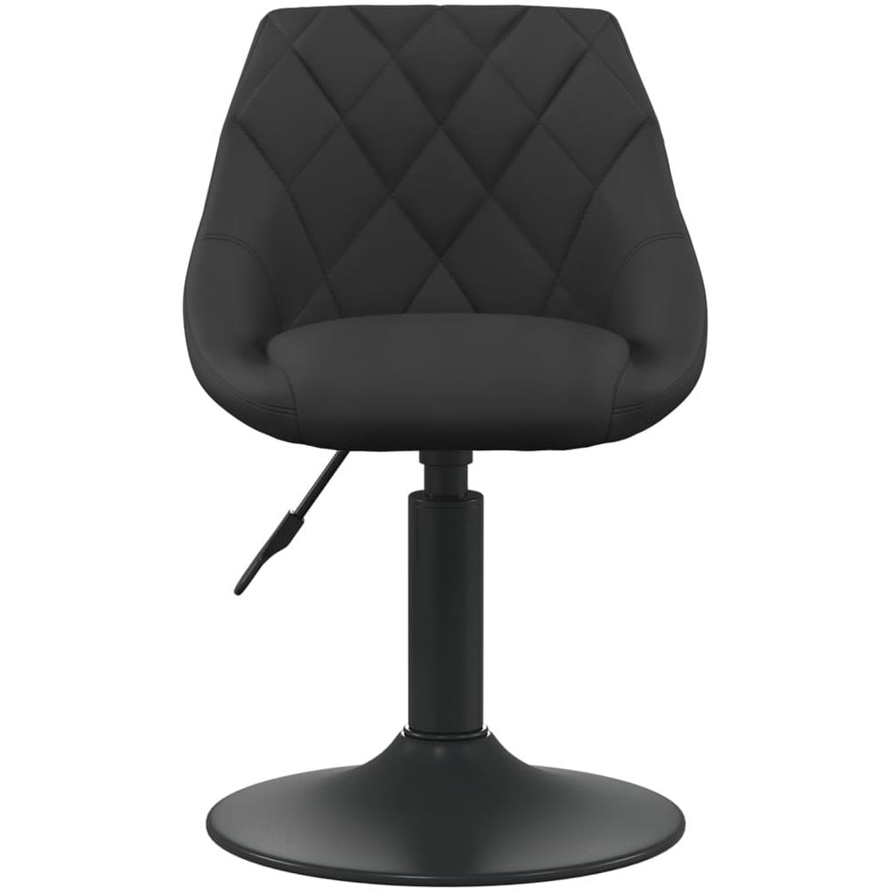 Sedie Da Pranzo Girevoli 4 Pz Nere In Velluto - Foto 3