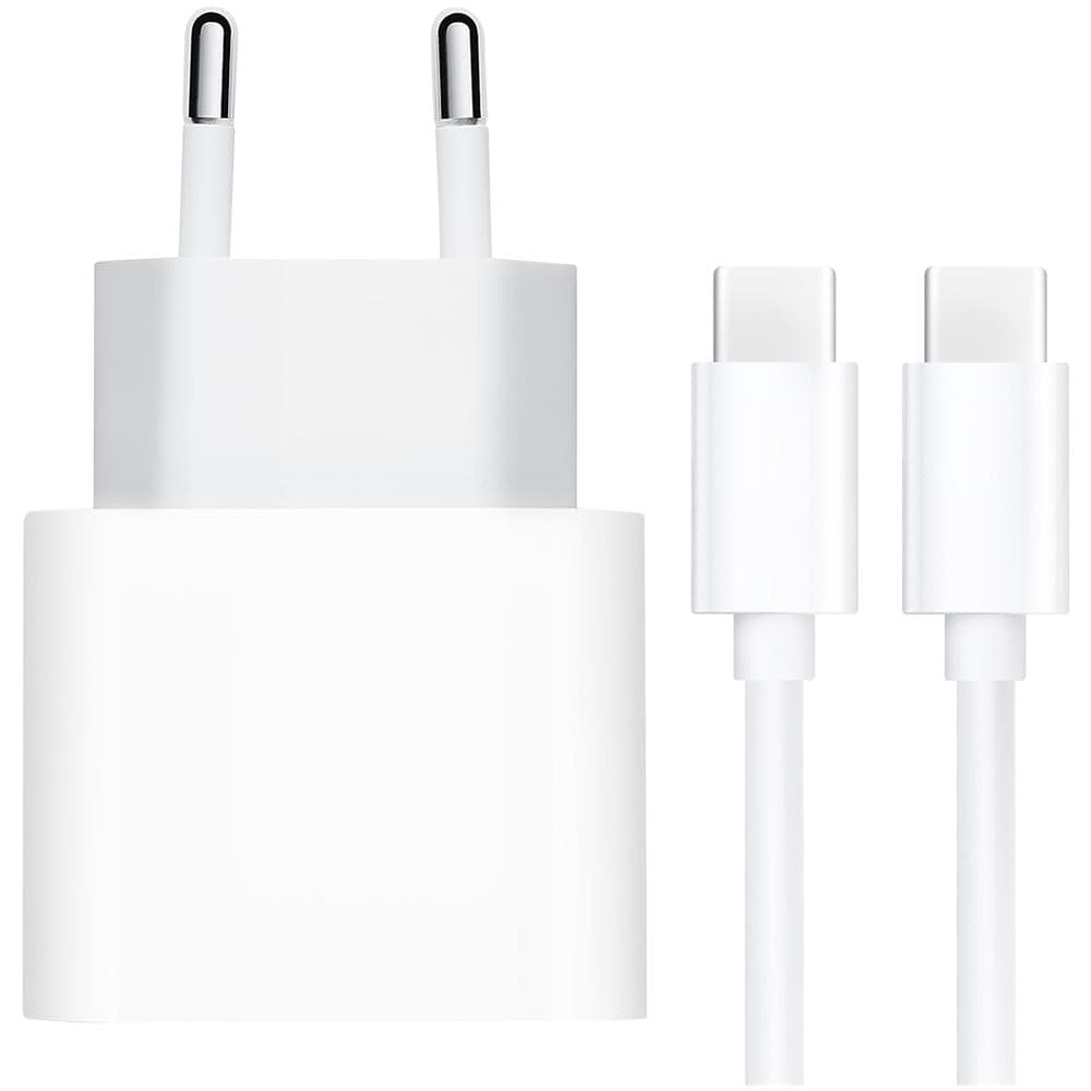 Pack Originale Caricabatterie Usb-c 20w E Cavo Usb-c 2 Metri Bianco - Foto 5