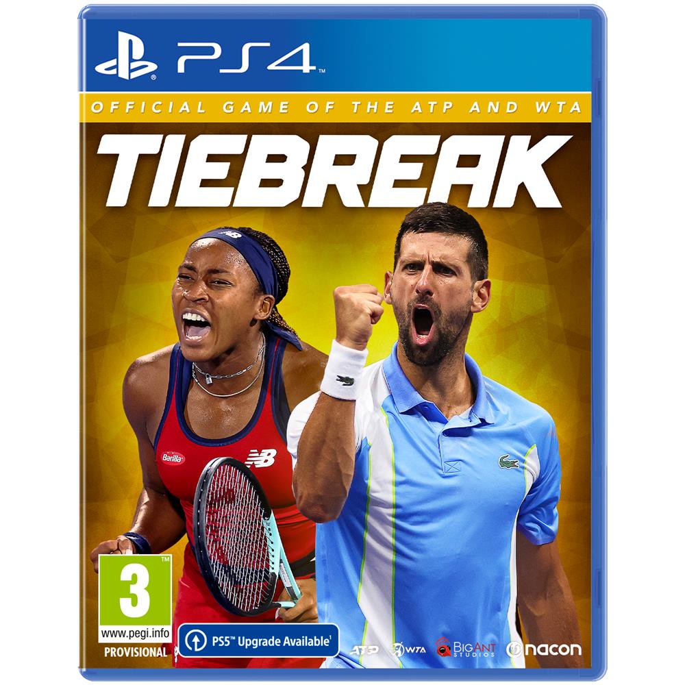 NACON TIEBREAK: Official game of the ATP and WTA, PlayStation 4, Modalità multiplayer, E (tutti) - Foto 1