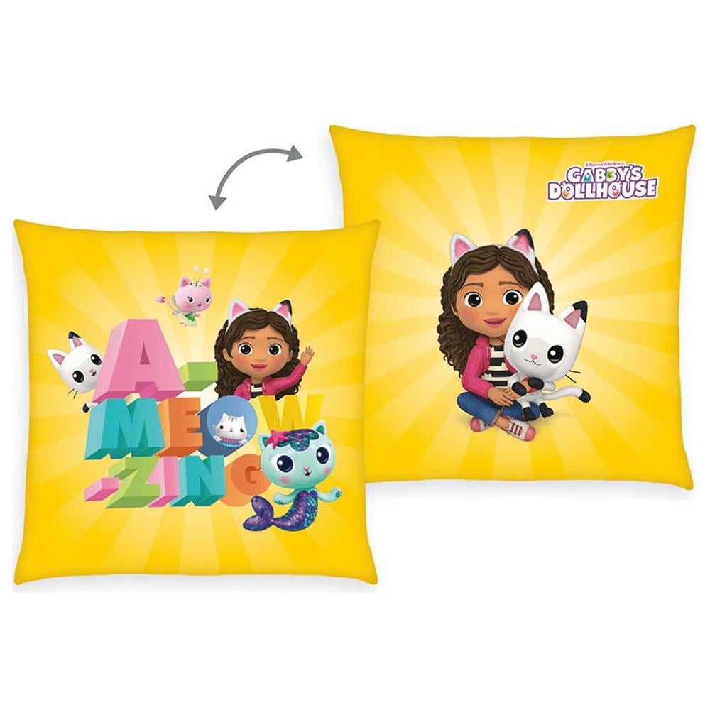 Gabbys Dollhouse - Cuscino decorativo giallo - Foto 1