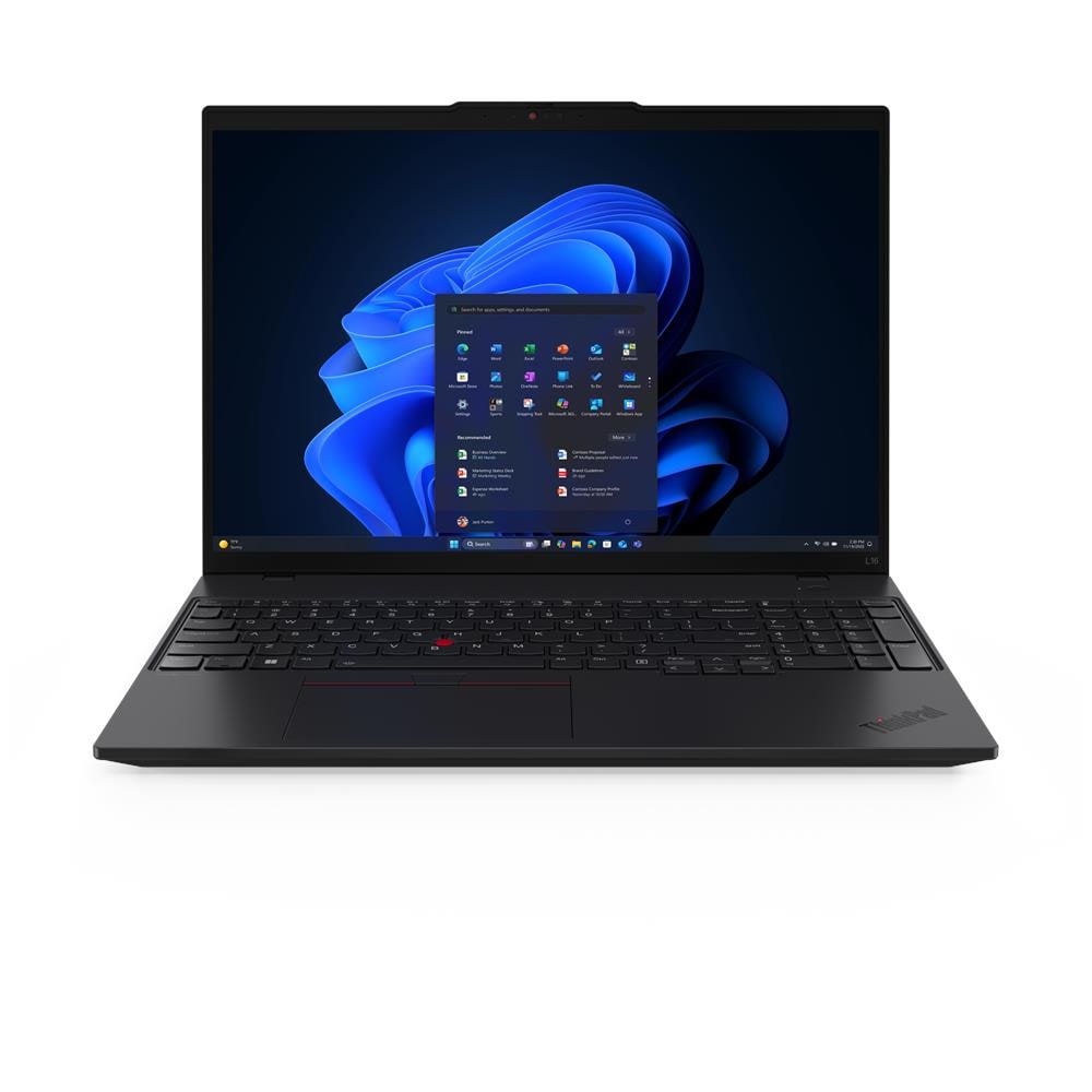 ThinkPad L16 Gen 2 (AMD) AMD Ryzen™ 5 PRO 215 Computer portatile 40,6 cm (16") WUXGA 16 GB DDR5-SDRAM 512 GB SSD Wi-Fi 7 (802.11be) Windows 11 Pro Italiano Nero - Foto 1