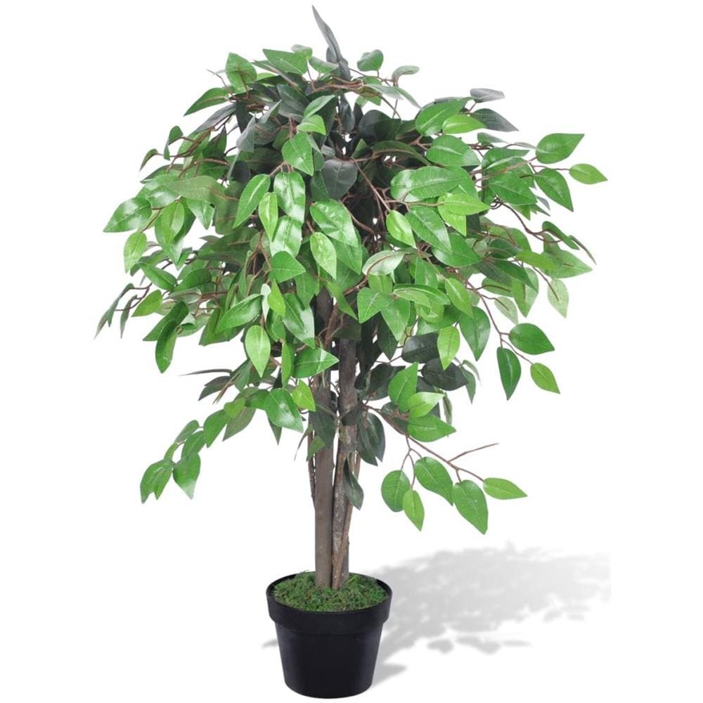 Albero Ficus Artificiale Con Vaso 90 Cm - Foto 1