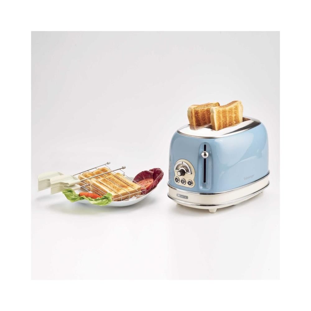 Tostapane Vintage a 2 Fette Potenza 810 W Colore Azzurro - Foto 11