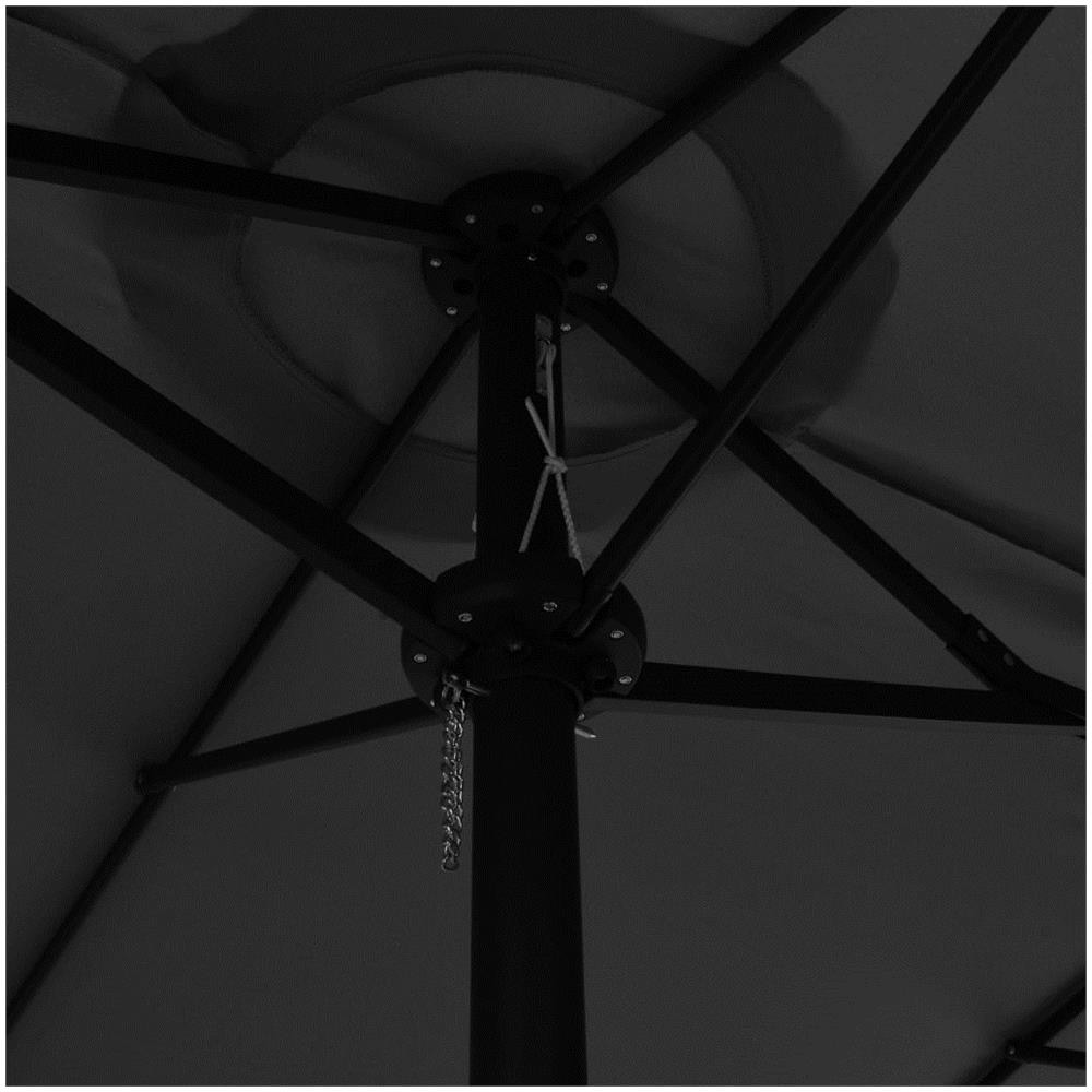 Ombrellone Da Esterni Con Palo In Alluminio 460x270cm Antracite - Foto 2