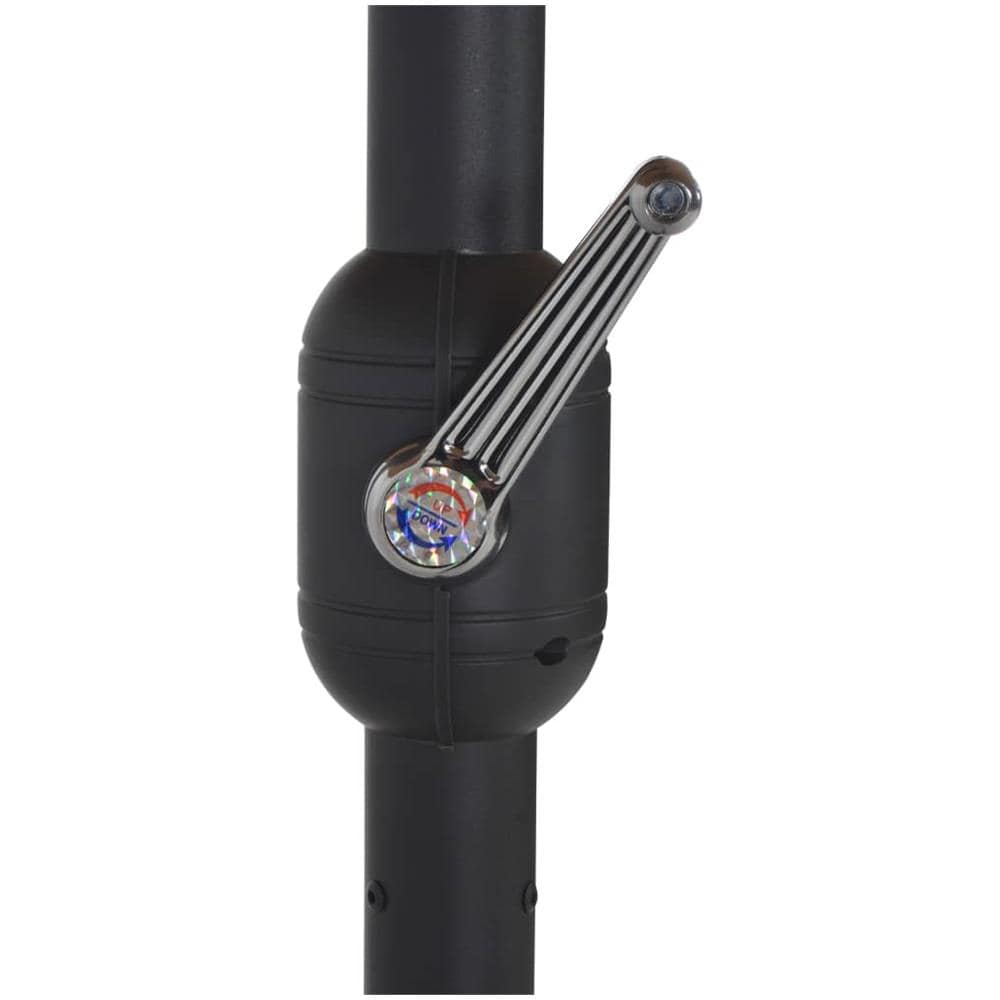 Ombrellone Da Esterni Con Palo In Alluminio 460x270cm Antracite - Foto 7