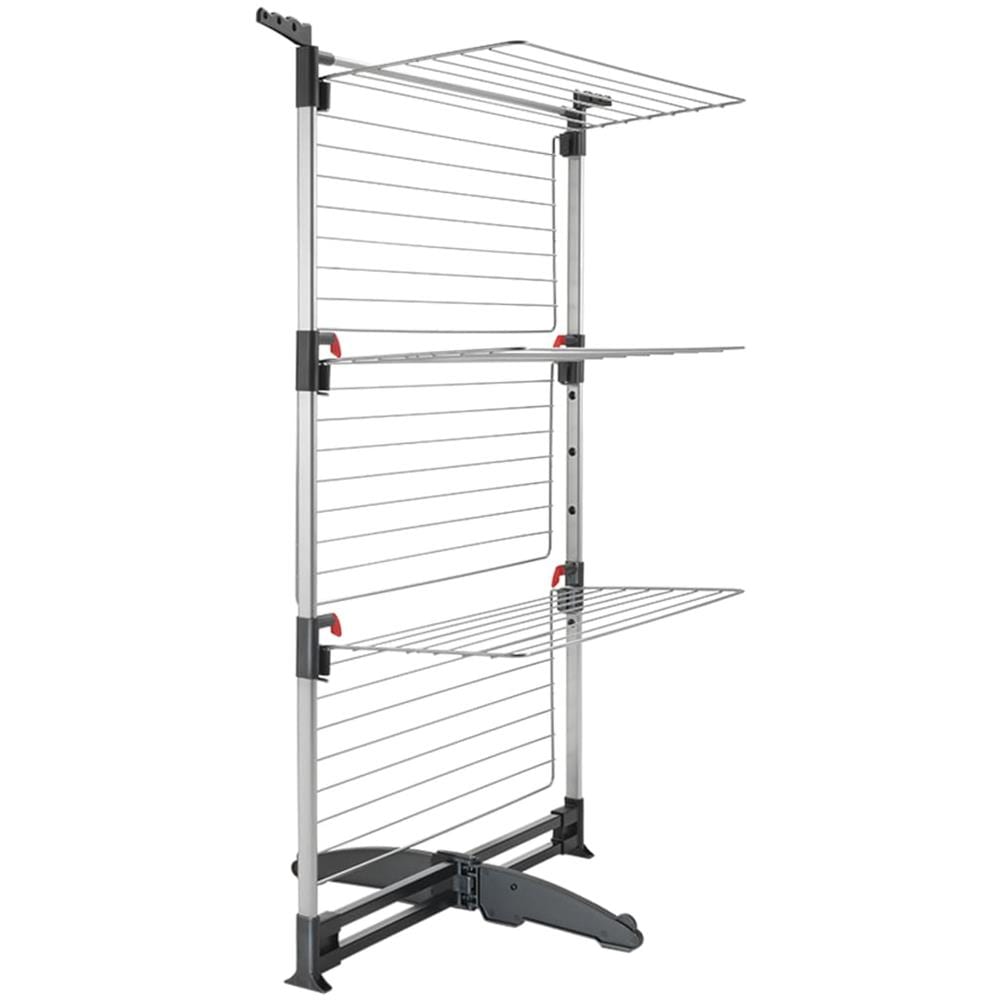 Metaltex Ciclone Vario - Stendibiancheria 3-etg, 78 X 68 X 137 Cm, Metallo Argento, 137 X 68 X 78 Cm - Foto 2