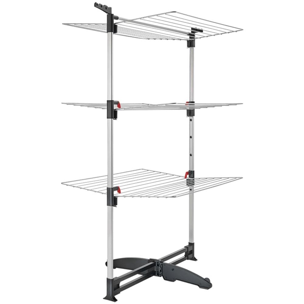 Metaltex Ciclone Vario - Stendibiancheria 3-etg, 78 X 68 X 137 Cm, Metallo Argento, 137 X 68 X 78 Cm - Foto 1