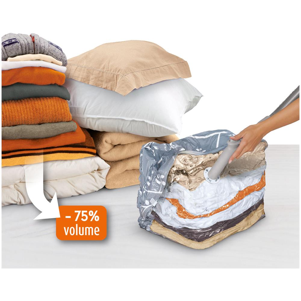 Domopak - Sacco Salvaspazio Sottovuoto 70x105x44 Cm - Foto 2
