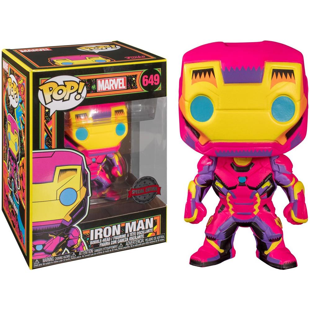 Pop! Marvel: Black Light - Iron Man - Foto 1