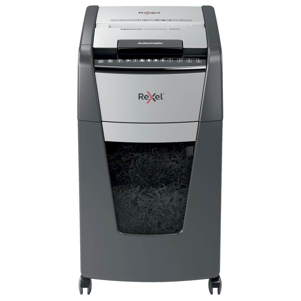 Distruggidocumenti Automatico Optimum AutoFeed+ 300X con Taglio a Frammenti - Foto 2