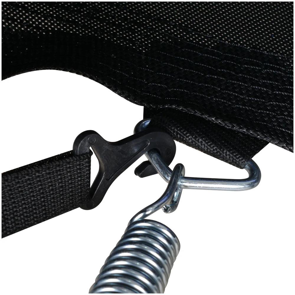 Tappeto Elastico per Bambini e Adulti con Rete e Bordo Imbottito Dimensioni 244x240 cm Blu /Nero - Foto 9