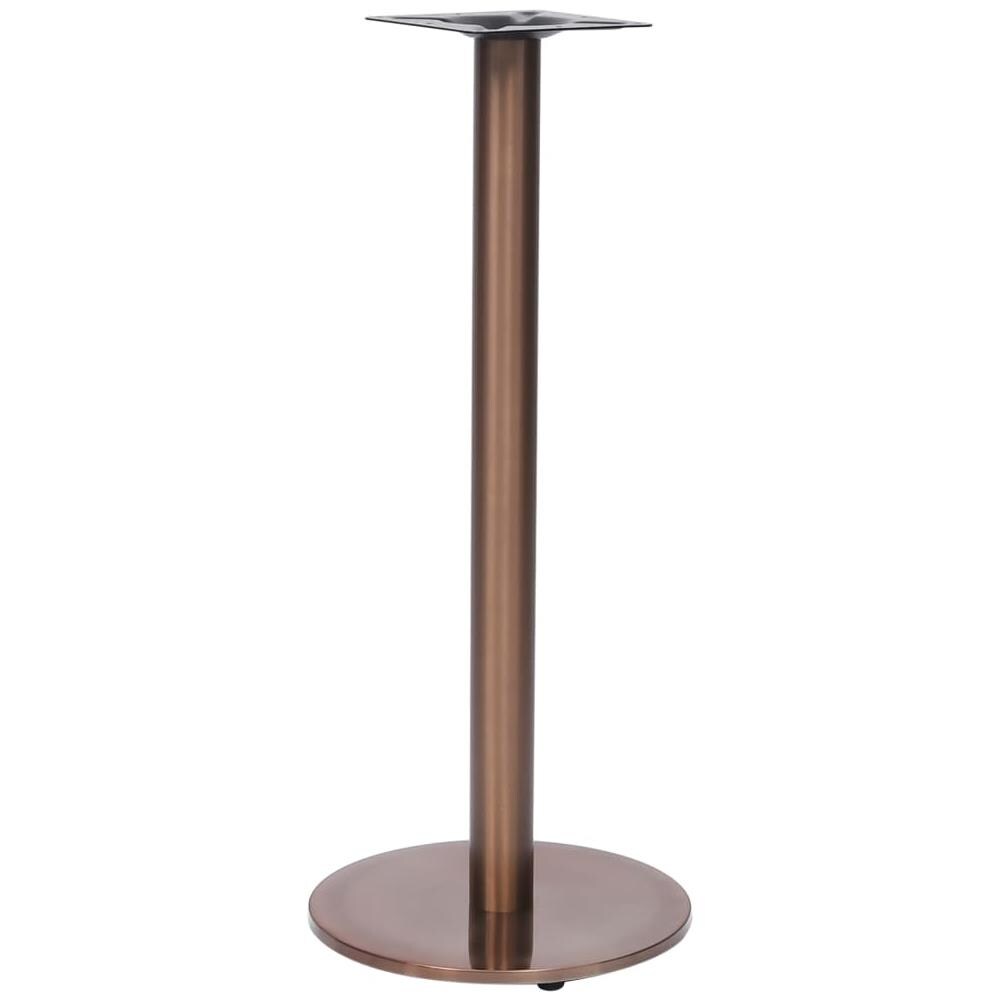 Gamba Per Tavolino Da Bar Oro 45x107 Cm In Acciaio Inox - Foto 1