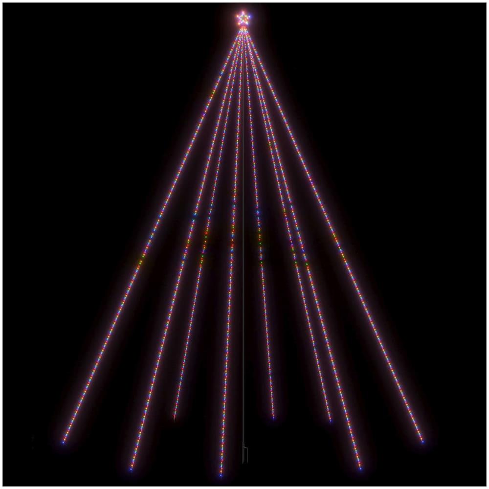 Luci Per Albero Di Natale Interni Esterni 1300 Led Colorate 8 M - Foto 2