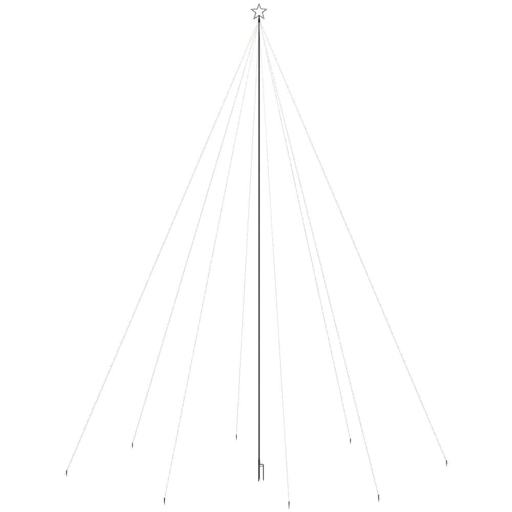 Luci Per Albero Di Natale Interni Esterni 1300 Led Colorate 8 M - Foto 3