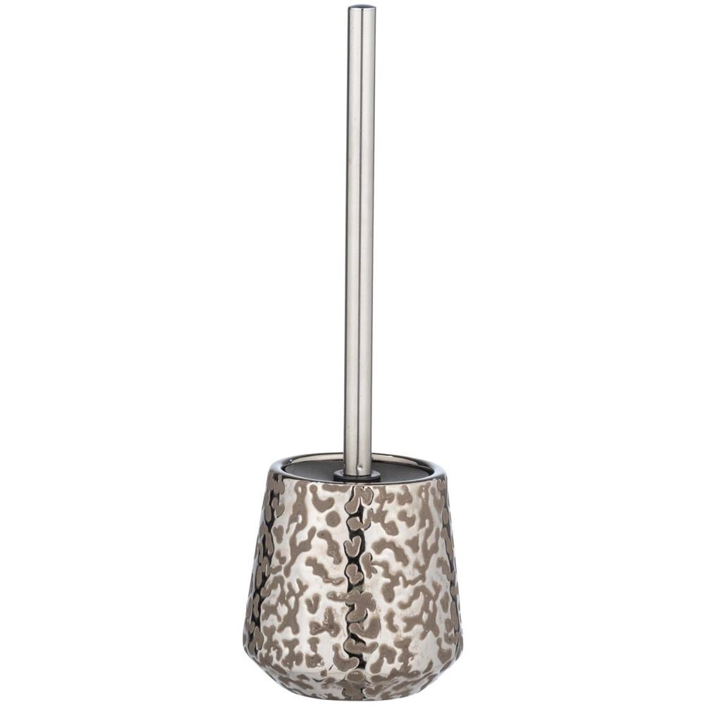 Spazzola Wc Burgos, Con Finitura Platino, Ceramica, Wenko - Foto 2