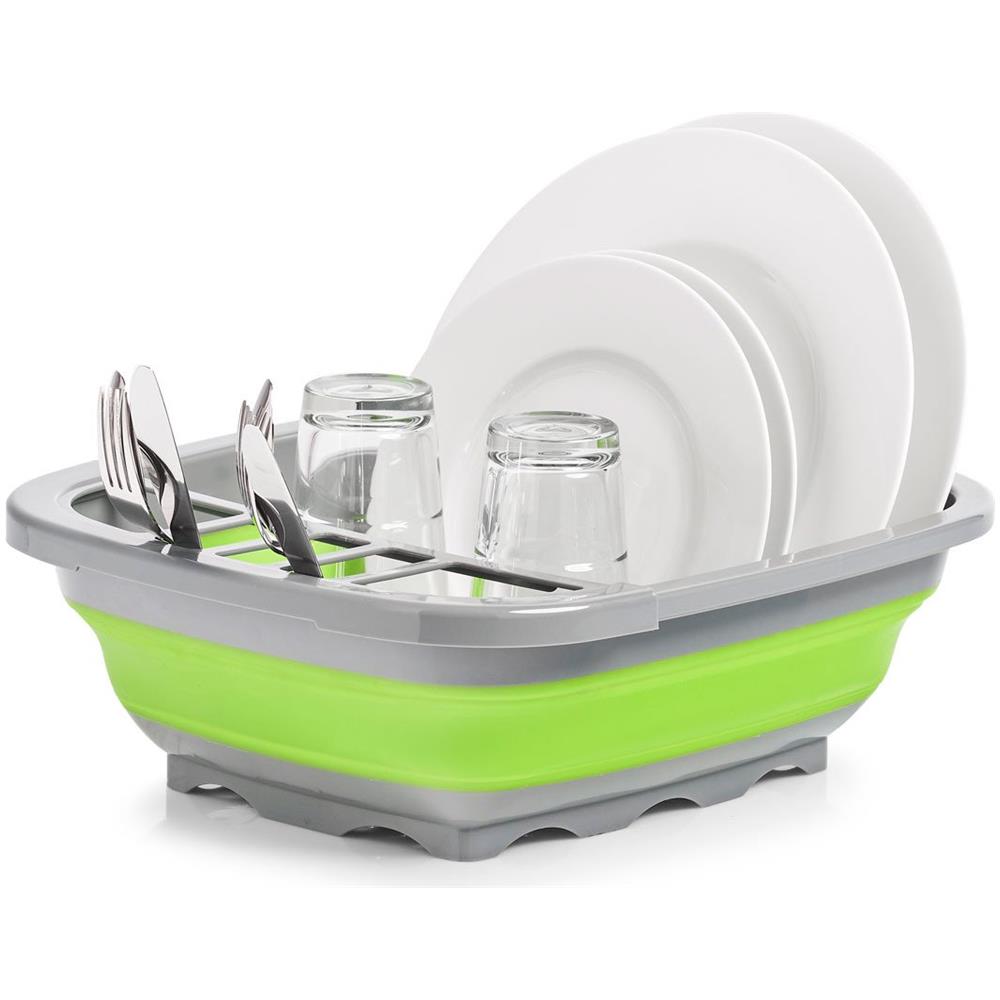 Asciugatrice Pieghevole, Colore Verde, 38 X 32 X 12 Cm - Foto 1