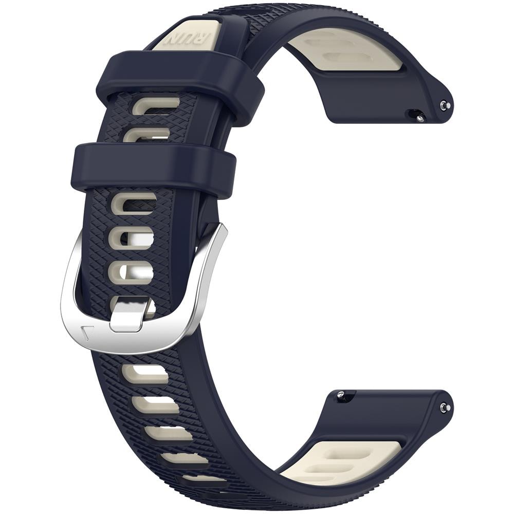 Cinturino Per Orologio In Silicone Garmin Forerunner 265 / 265 Music Darkblue - Foto 5