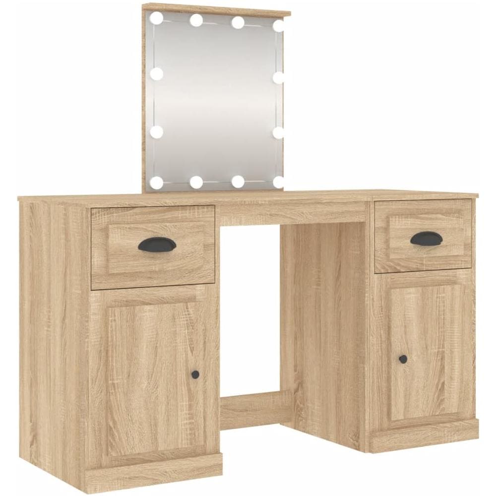Toeletta Con Led Rovere Sonoma 130x50x132,5 Cm - Foto 2