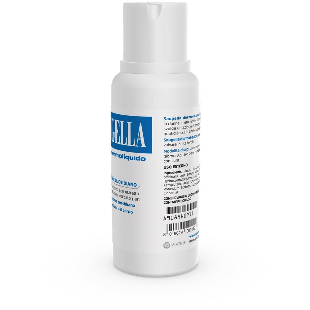 Saugella Dermoliquido PH 3,5 Detergente Intimo Benessere Quotidiano 250 ml - Foto 1