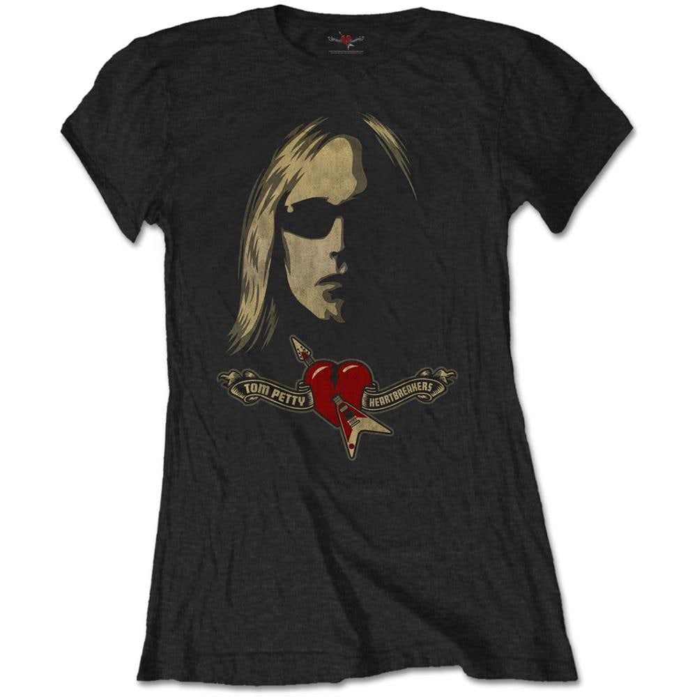 Tom Petty & The Heartbreakers - Shades & Logo (Soft Hand Inks) (T-Shirt Donna Tg. L)  - Foto 1