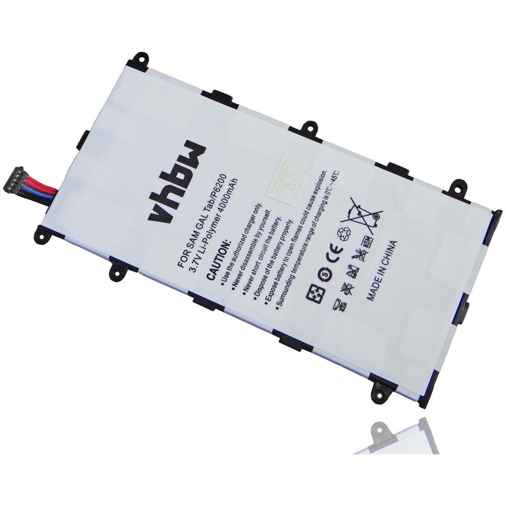 Batteria Li-polymer Per Samsung Galaxy Tab 7.0, Galaxy Tab 7.0 Plus, Gt-p3100 Etc. Sostituisce Aa1bc20o / t-b, Aa1c426bs / t-b, Sp4960c3b 4000mah - Foto 1