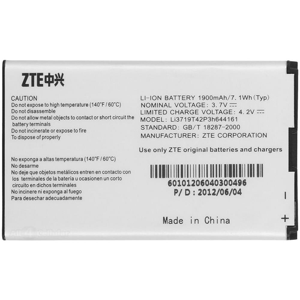 Batteria 1850 Originale Li3719t42p3h644161 Per Engage V8000 Mf80 Nova 4.0 - Foto 1