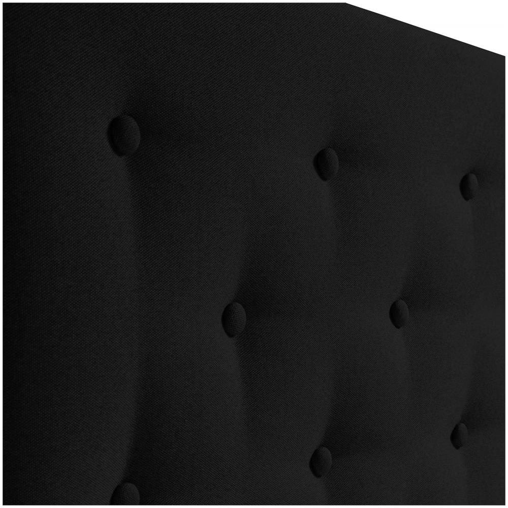 Testiera Di Tessuto Oslo 150x100, Antracite, Gambe Di Legno, Kit Montaggio Incluso - Foto 4