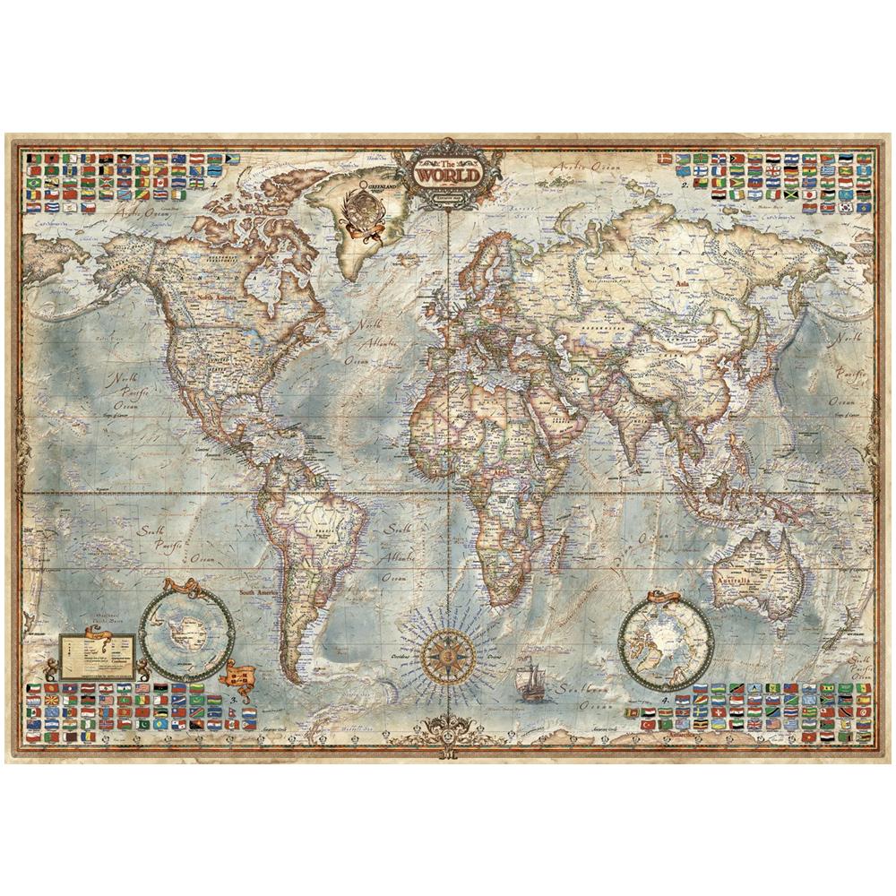 HEY29666 Puzzle da 2000 Pezzi - Vintage World - Foto 1