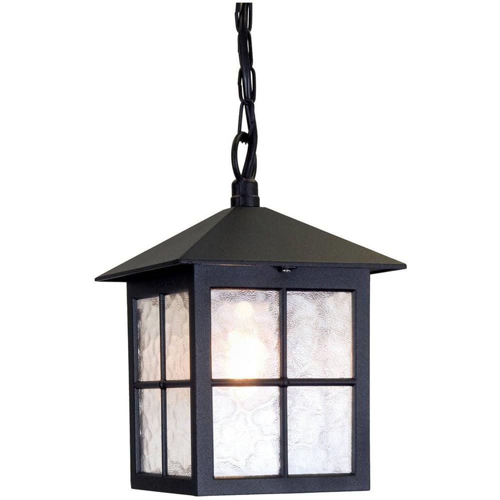 Lanterna A Catena Da Soffitto Per Esterno 1 Luce Nera Ip43, E27 - Foto 1
