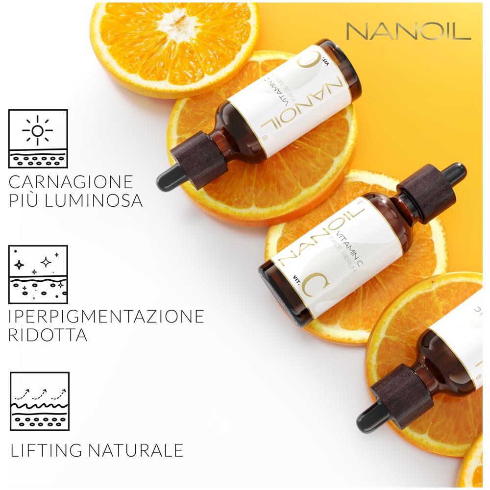Vitamin C Face Serum - Siero Viso Schiarente, Illuminante E Anti-età Con Vitamina C, 50 Ml - Foto 5