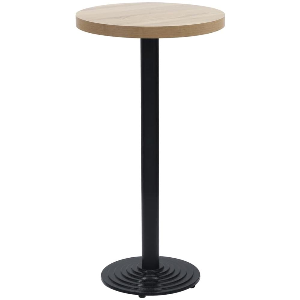 Gamba Per Tavolino Da Bar Nero 43x107 Cm In Ghisa - Foto 2