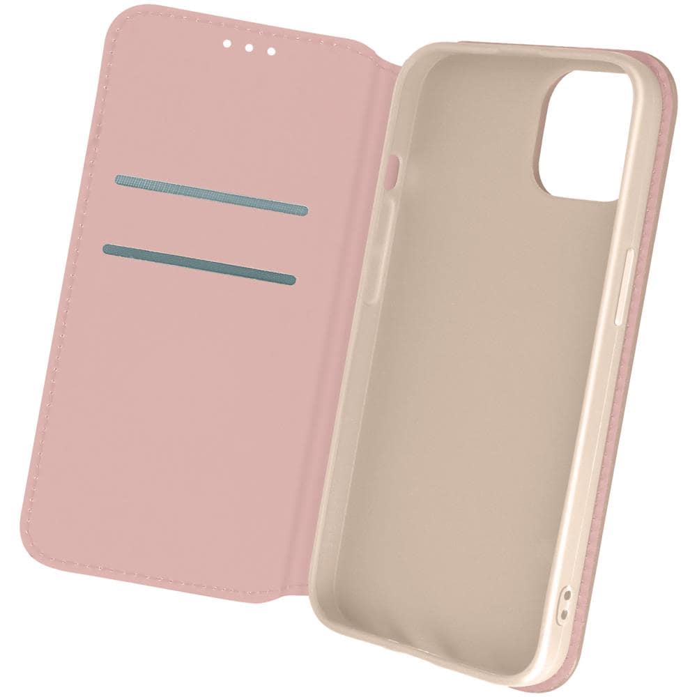 Custodia Iphone 13 Portafoglio E Supporto Video Rosa - Foto 1