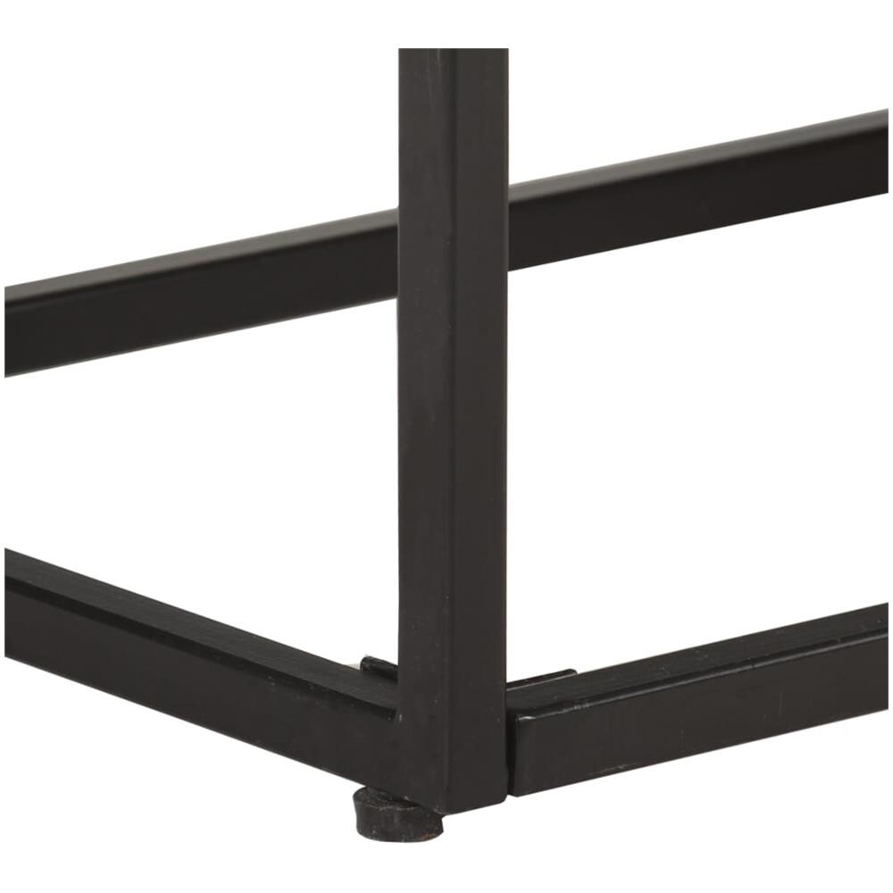 Mobile Porta TV 130x30x45 cm in Legno Massello di Mango Grezzo - Foto 2