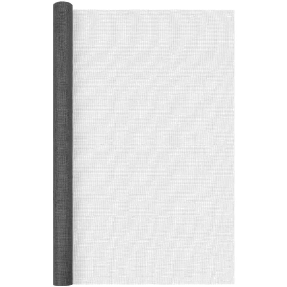 Zanzariera in Fibra di Vetro 80x1000 cm Nera - Foto 3