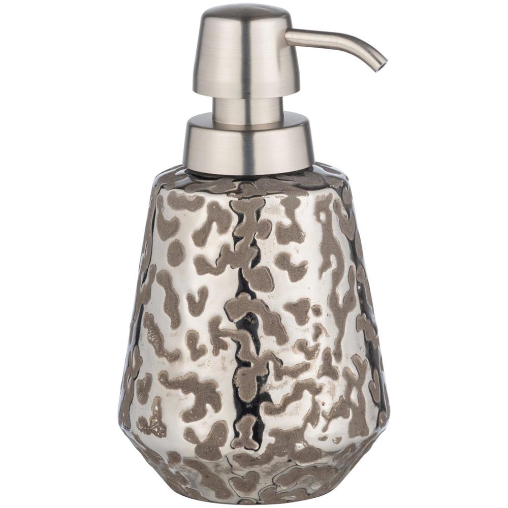 Burgos Dispenser Di Sapone Liquido Con Finitura Platino, Ceramica, 350 Ml, Wenko - Foto 2