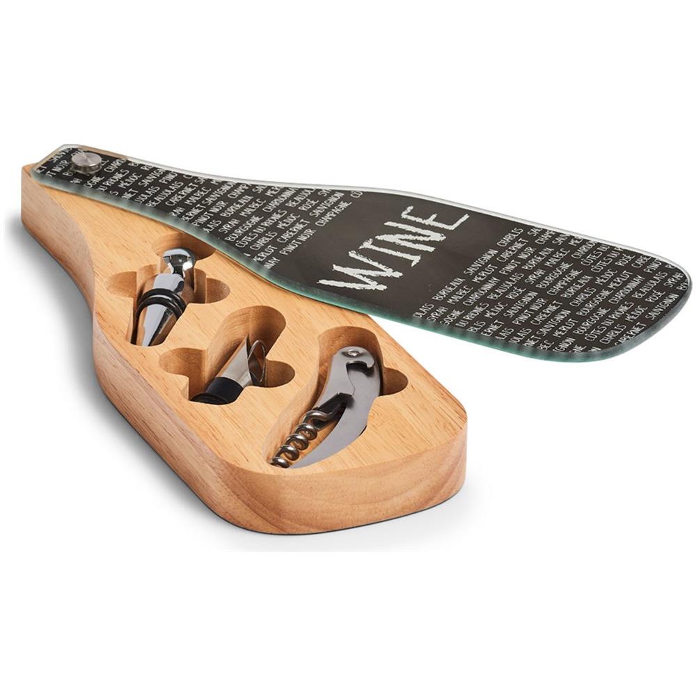 Accessori Per Vino, 4 Pezzi, 10 X 28 X 3 Cm, Zeller - Foto 1