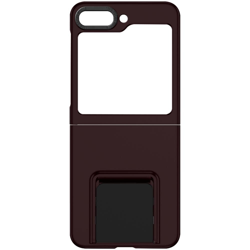Cover Per Samsung Galaxy Z Flip5 Cavalletto Supporto Classic Stand Bordeaux - Foto 1