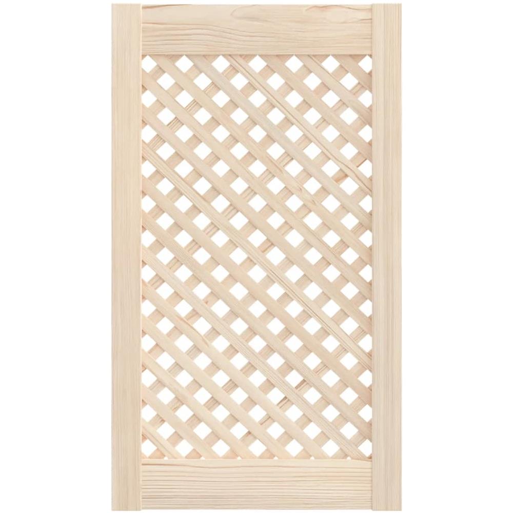 Ante Con Design A Reticolo 2 Pz 39,5x69 Cm In Legno Di Pino - Foto 3