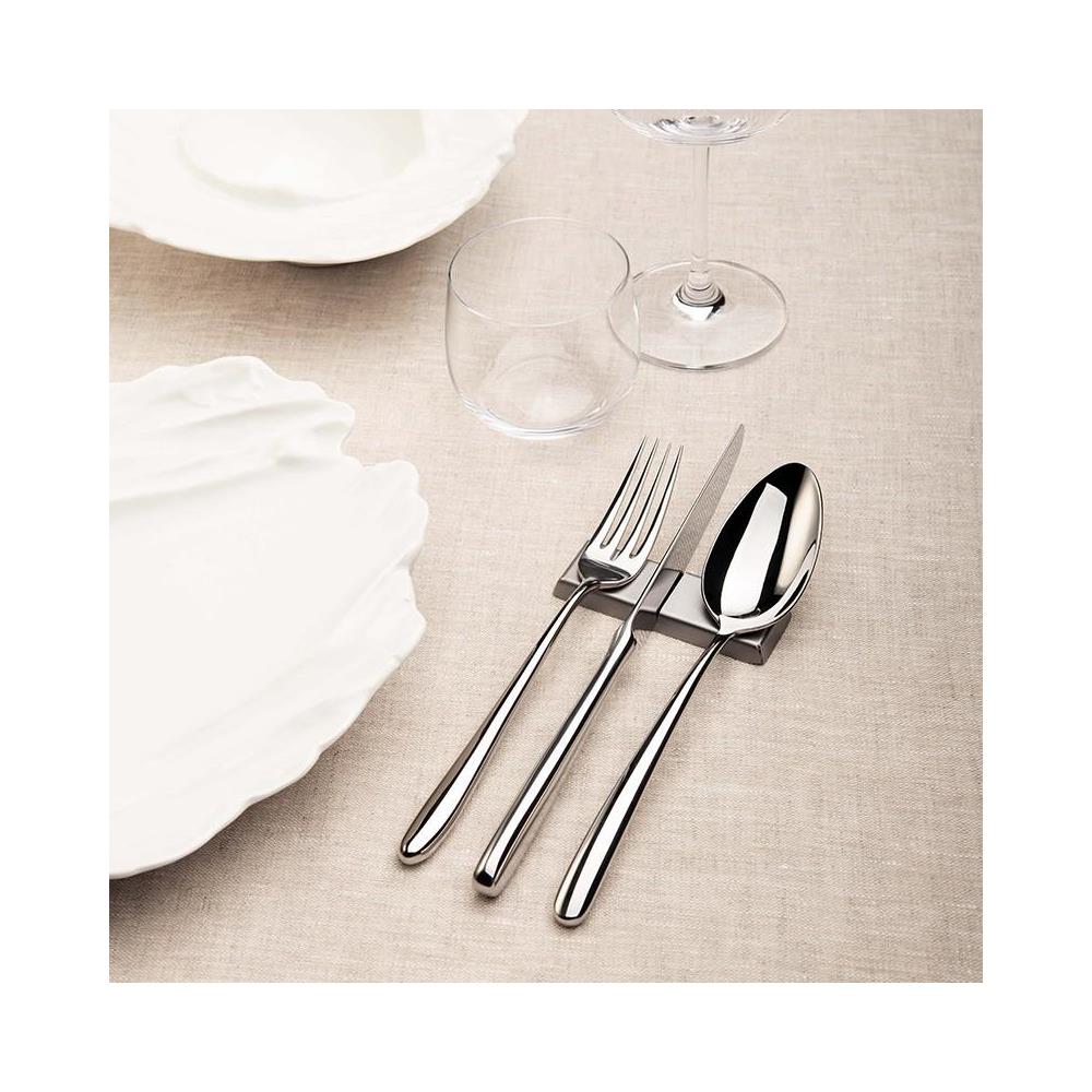 Bramante Posate da tavola in acciaio Confezione - Set da 24 Pezzi - 6 Posti Tavola - Confezione Standard Made in Italy - Foto 1