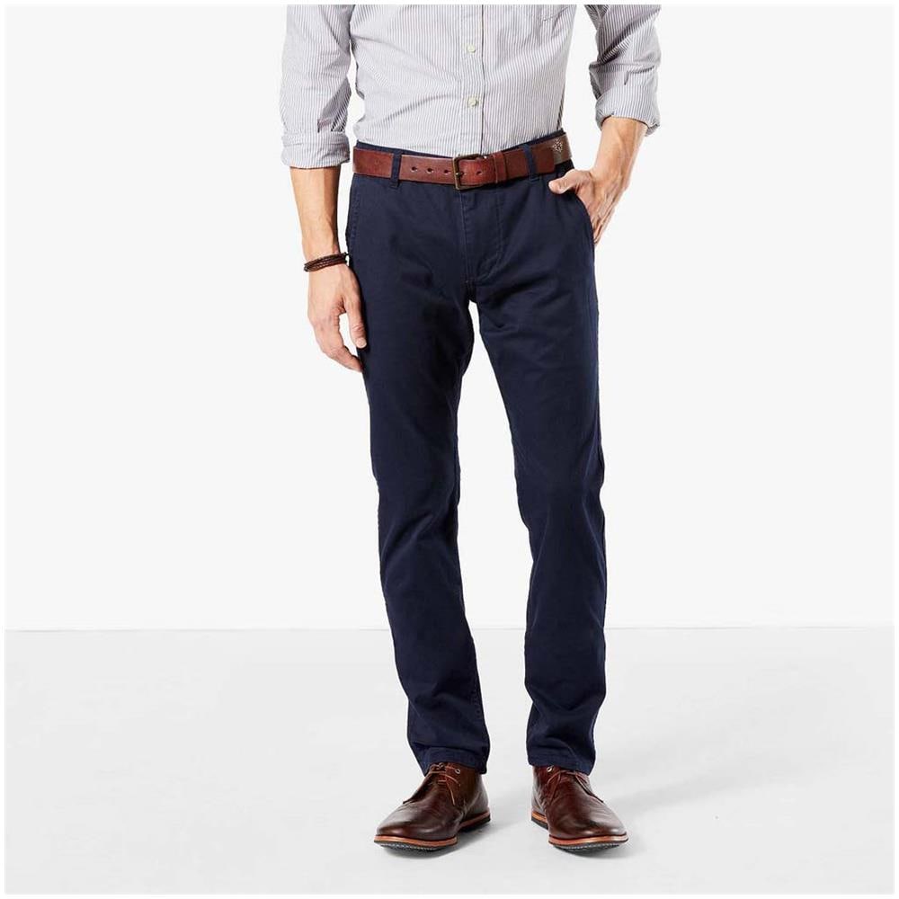 Pantaloni Alpha Khaki Skinny Tapered L34 Abbigliamento Uomo W34-l34 - Foto 1