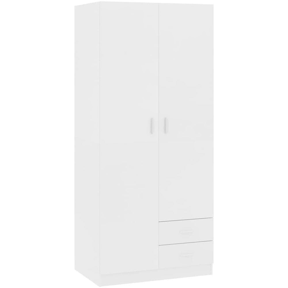 Armadio Bianco 80x52x180 cm in Legno Multistrato - Foto 2