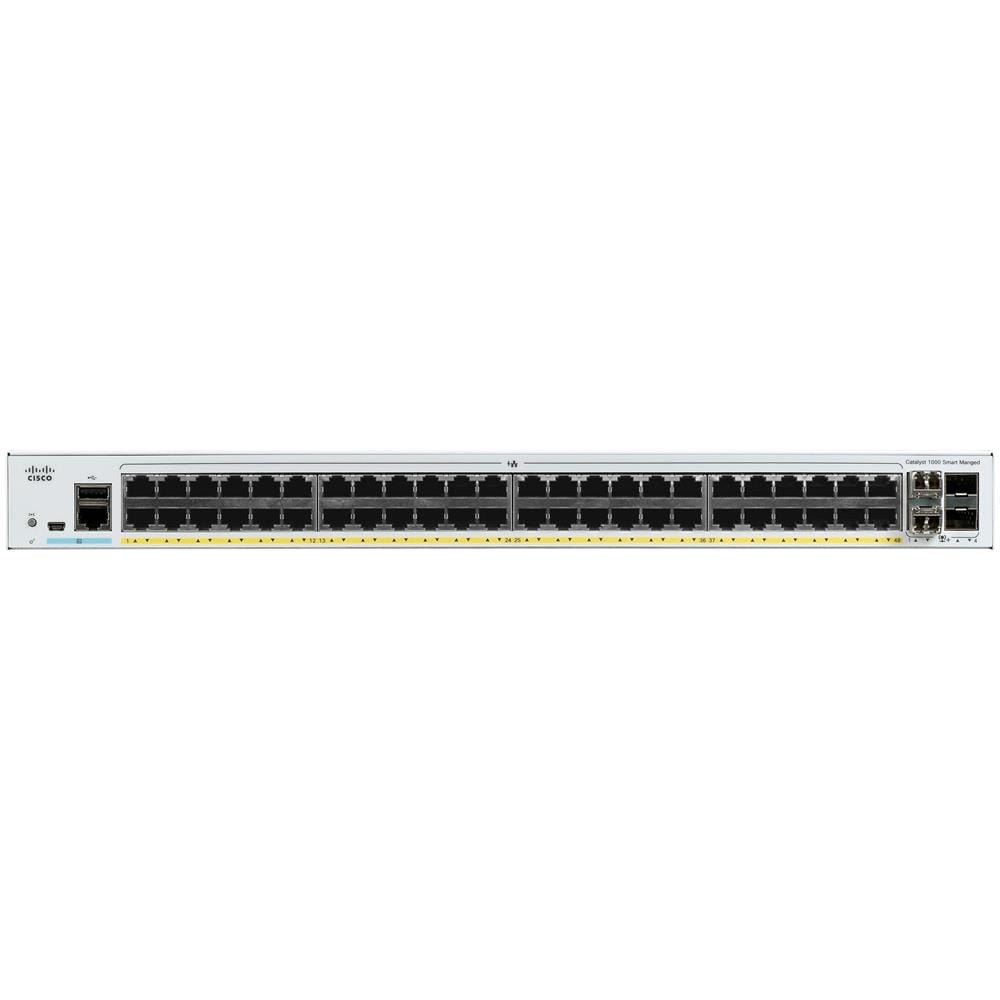 Switch di Rete Catalyst C1000-48P-4X-L Gestito L2 Gigabit Ethernet (10/100/1000) Supporto PoE Grigio - Foto 2