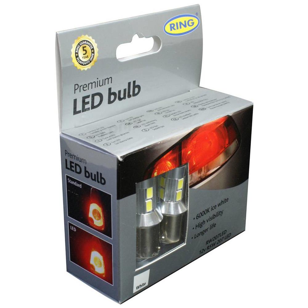 Rw207led Lampadine Led 12v R5w / r10w 6000k Premium - Foto 1