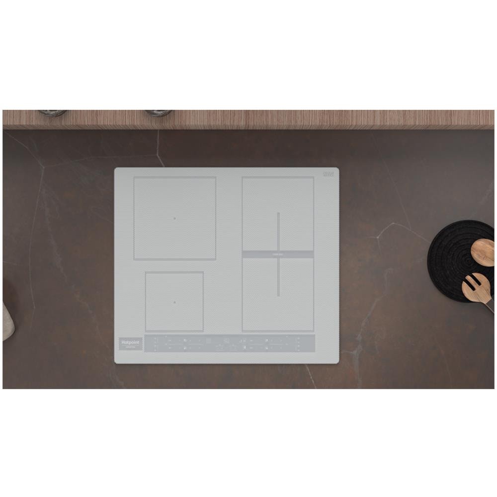 Piano Cottura HB 8460B NE / W a Induzione 4 Zone Cottura da 59 cm Colore Bianco - Foto 5