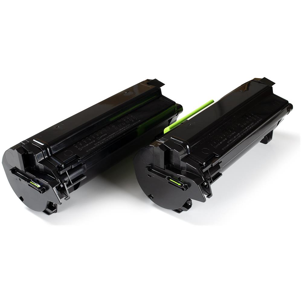 Toner Set, 2 Cartucce 2x 10000 Pagine Sostituisce Lexmark 50f0xa0, 502xa, 50f2x00, 502x, 50f2x0e, 502xe Toner Per Lexmark Ms410d, Ms410dn, Ms415dn, Ms510dn, Ms610dn, Ms610de, Ms610dte - Foto 2