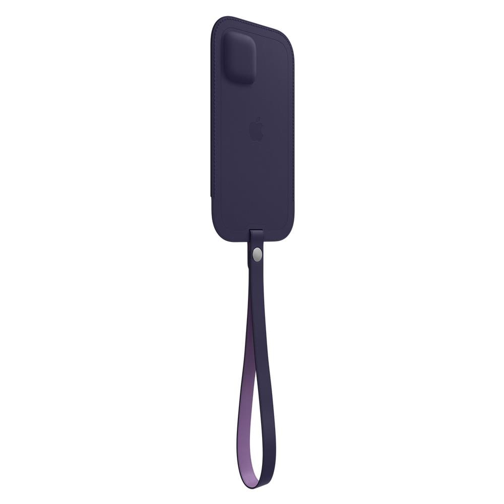 with MagSafe - Copertura protettiva - pelle - viola per iPhone 12, 12 Pro - Foto 2