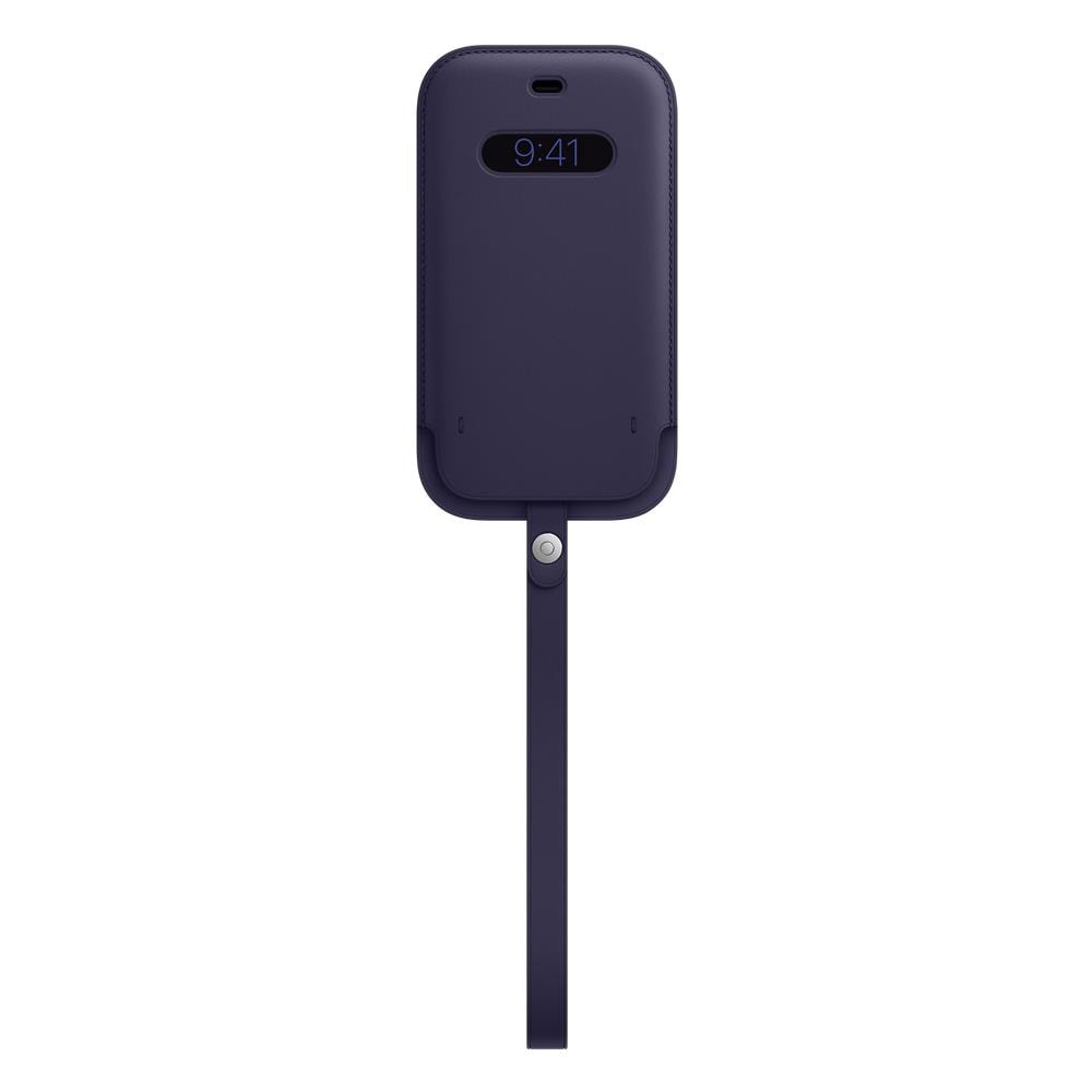 with MagSafe - Copertura protettiva - pelle - viola per iPhone 12, 12 Pro - Foto 1