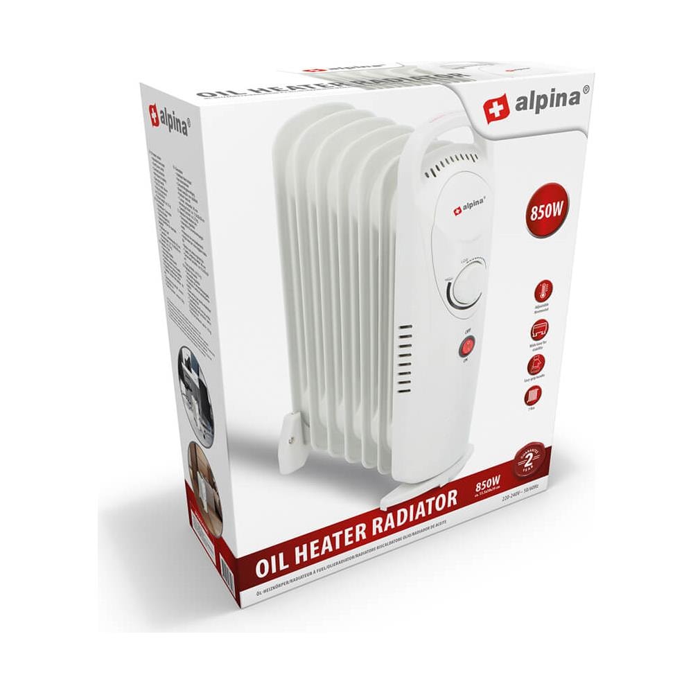Resistenza Ad Olio 850w Bianco - Foto 3